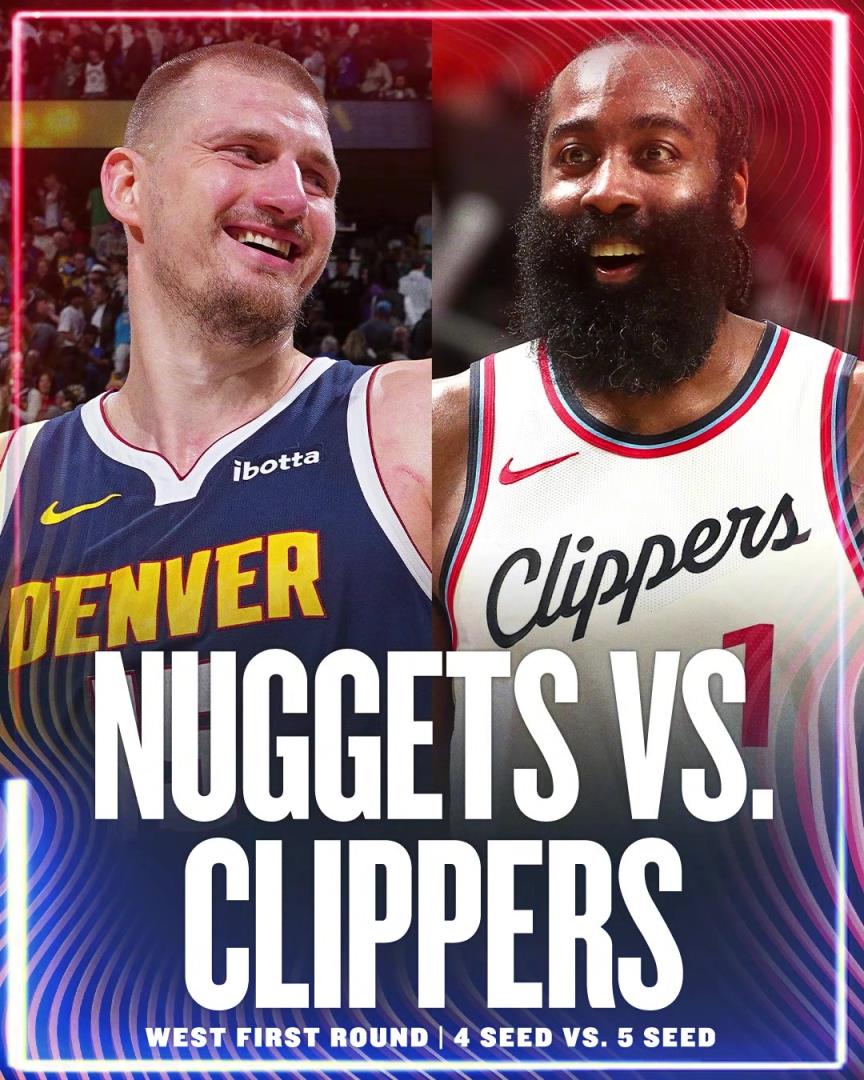 帶隊(duì)的神！哈登率快船鎖定西部第5，生涯從未缺席過(guò)季后賽！